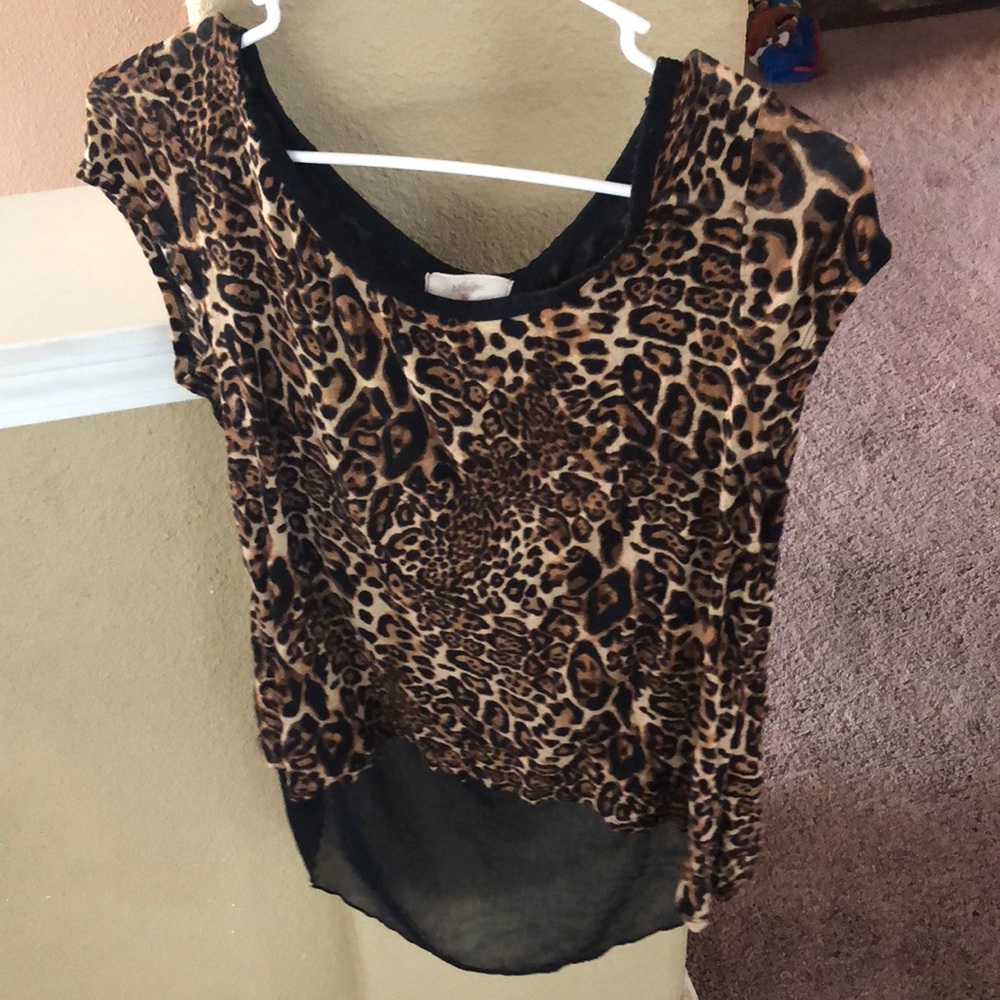 Cheetah print shirt